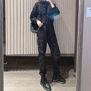 Button Jacket / Cargo Pants / Set