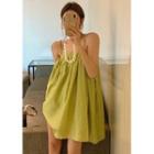 Sleeveless Ruched Mini Dress / Maxi Dress