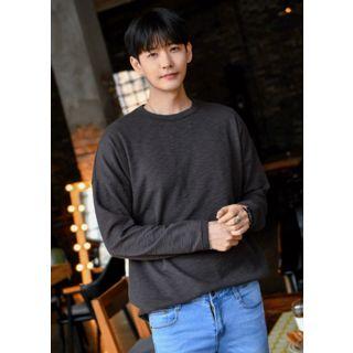 Round-neck Long-sleeve T-shirt In 8 Colors