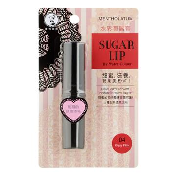 Mentholatum - Sugar Lip By Water Colour (#04 Kissy Pink) 3g