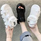 Platform Mesh Slingback Sandals