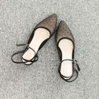 Dotted Mesh Sandals