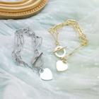Hoop And Bar Chain Bracelet