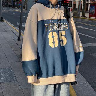 Two Tone Numbering Hoodie