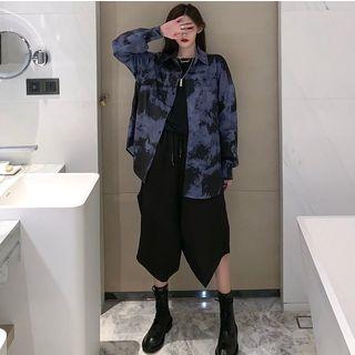 Tie-dyed Boyfriend Shirt