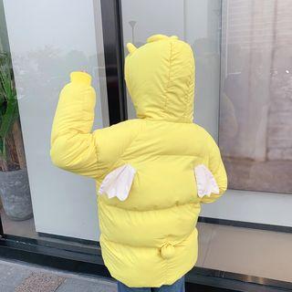 Wing Accent Hooded Padded Jacket
