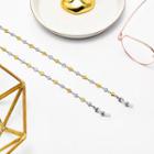 Two Tone Eyeglasses Ball Chain Gold & Silver - One Size Gold & Silver - One Size