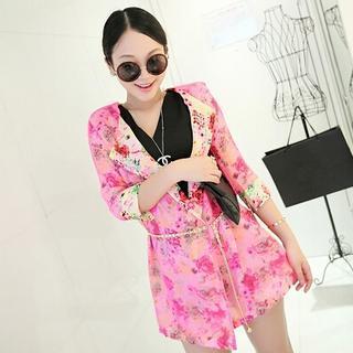 Floral Chiffon Jacket