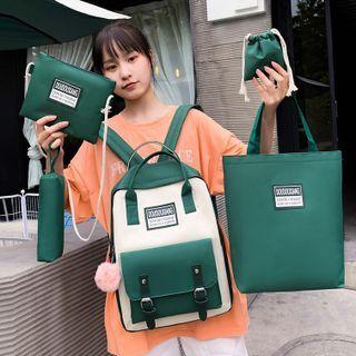 Set: Backpack + Tote Bag + Crossbody Bag + Pouch