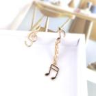 Non-matching Musical Note Earring / Clip-on Earring