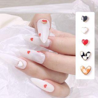 Heart Alloy Nail Art Decoration (various Designs)