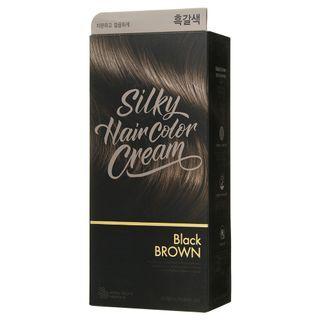 The Face Shop - Stylist Silky Hair Color Cream - 7 Colors Black Brown