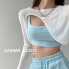 Details Asymmetrical Knit Cape Top In 5 Colors