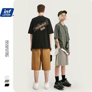 Unisex Embroidered Loose-fit T-shirt