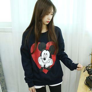 Mickey Mouse Printed Sweatshirt