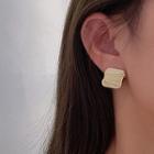 Square Chained Alloy Earring 1 Pair - E3016 - Gold - One Size