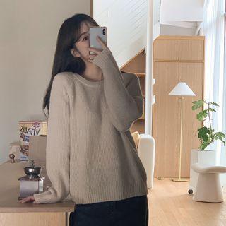 Alpaca Blend Raglan Sweater