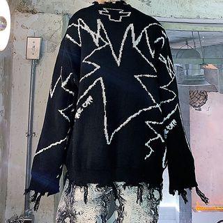 Fray Hem Sweater
