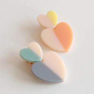 Heart Acrylic Hair Clip