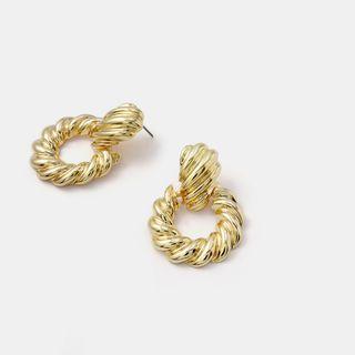 Geometry Dangle Dangle Earring 1 Pair - One Size