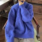 Mock-neck Bear Sweater
