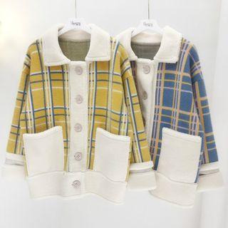 Panel Plaid Jacket