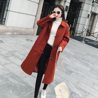 Split Hem Toggle Coat