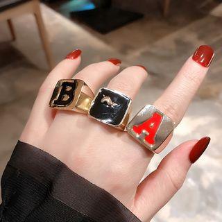 Alloy Letter B Ring