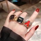 Alloy Letter B Ring