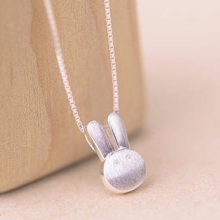 925 Sterling Silver Rabbit Necklace