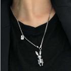 Alloy Rabbit Pendant Necklace E507 - Necklace - Rabbit - One Size