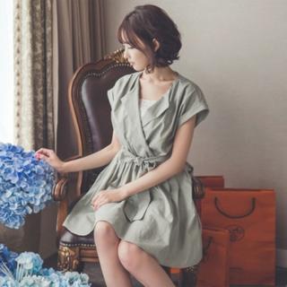 Tie-waist Wrap Dress