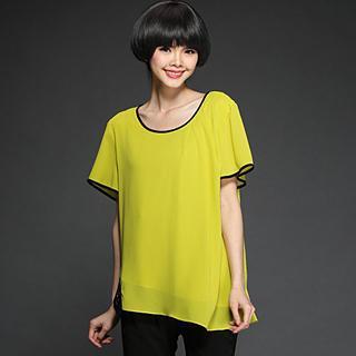 Asymmetric-hem Crocheted Panel Top