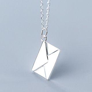925 Sterling Silver Love Letter Pendant Necklace S925 Sterling Silver Pendant Necklace - One Size