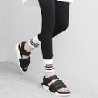 Color-block Lettering Leggings
