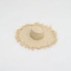 Raffia Sun Hat Beige - One Size