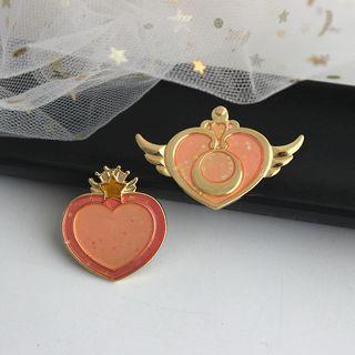 Alloy Heart Brooch