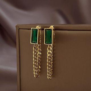Rhinestone Chain Alloy Dangle Earring / Bracelet / Necklace