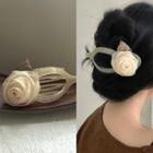 Floral Hair Claw 2820a - Beige - One Size