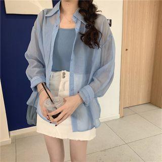 Sheer Shirt / Camisole Top