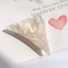 Acetate Triangle Hair Clip As Shown In Figure - One Size