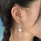 Melting Sterling Silver Dangle Earring