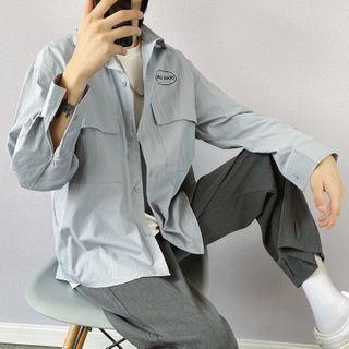 Lettered Cargo Shirt