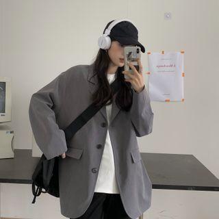 Long Sleeve Plain Blazer