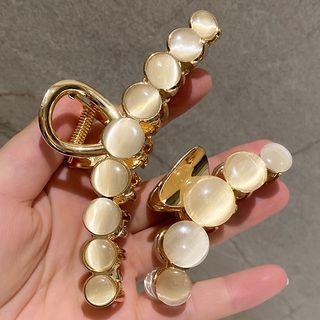 Cat Eye Stone Hair Clamp / Set
