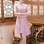 Short-sleeve Short Cheongsam