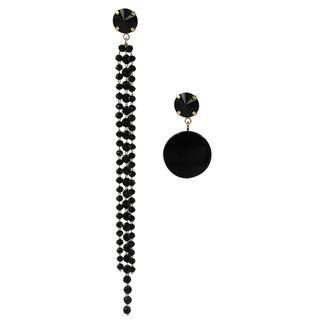 Bead Asymmetric Earrings One Size
