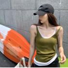 Mock-two Slim-fit Camisole Top