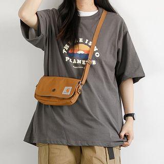 Round Neck Print Short Sleeve T-shirt