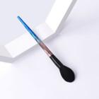 Makeup Brush 1-t-01-529 - 1 Pc - Blue & Pink & Black - One Size